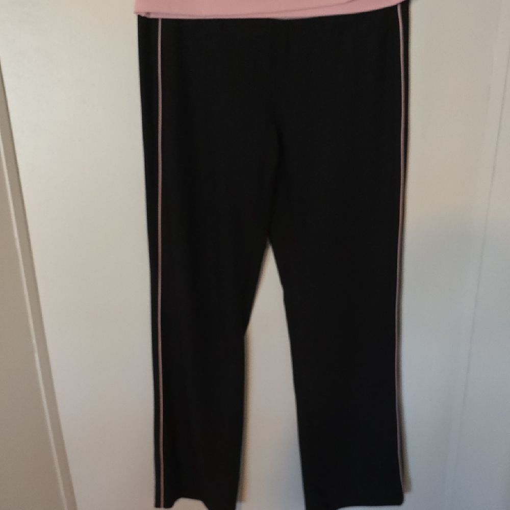 Xersion Black and Pink Performance Pants